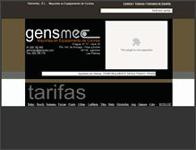 Tablet Screenshot of gensmec.com